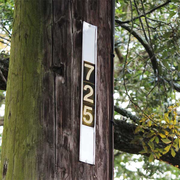 Wood Pole Numbers