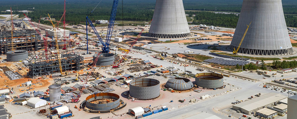 Nuclear Towers Being Built at Plant Vogtle