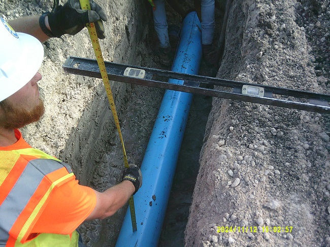 Small Diameter Pipe Replacement Project Progress Photo 2