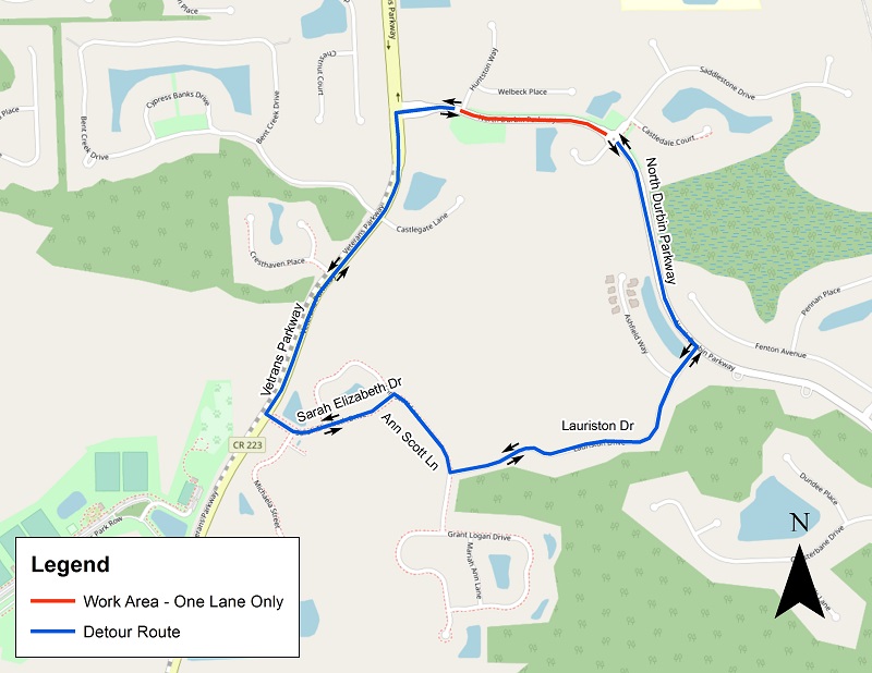 Durbin North Project Area Map