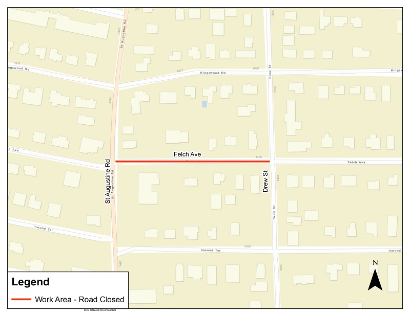 Felch Ave ESIP Map