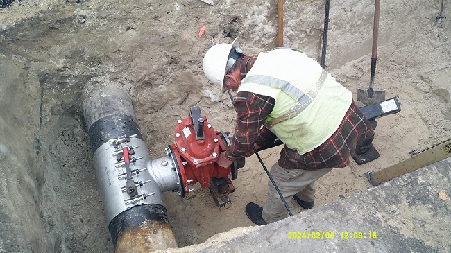 Small Diameter Pipe Replacement Project Progress Photo 5