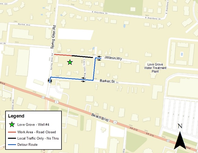 Lovegrove Well Rehab Project Area Map