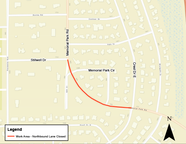 MemorialParkLaneClosureWO MemorialParkLaneClosureWO