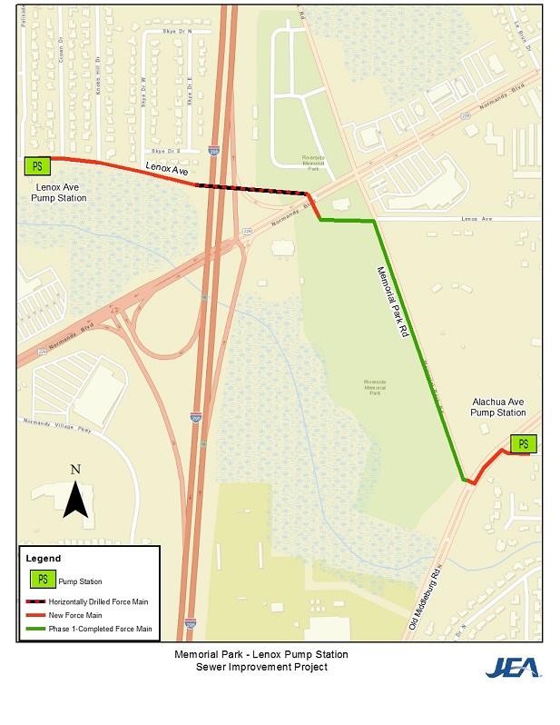 Memorial Park - Lenox Pump Station Sewer Improvement Project