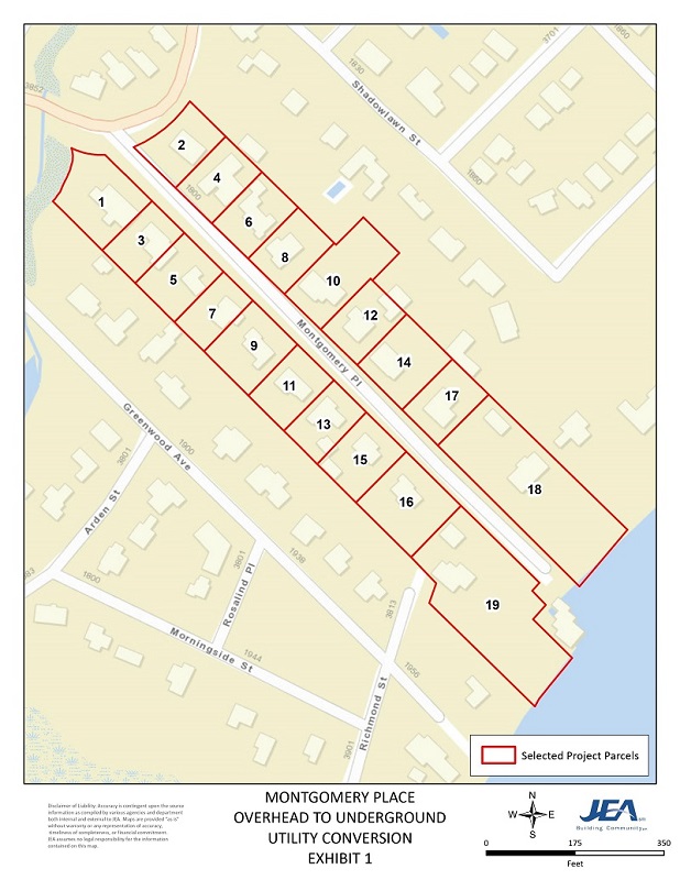 Montgomery Place Map of Project Scope