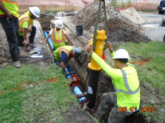 Small Diameter Pipe Replacement Project Progress Photo 4
