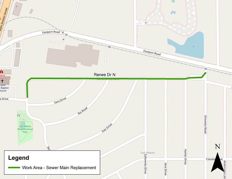 Eastport FM Project Area Map
