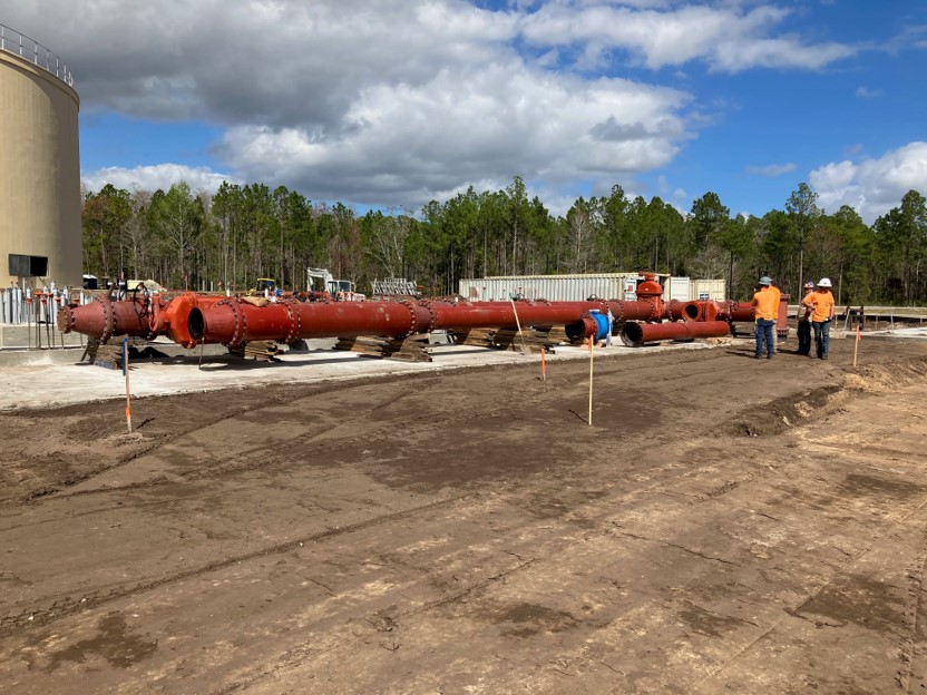 Rivertown Progress Photo - Piping