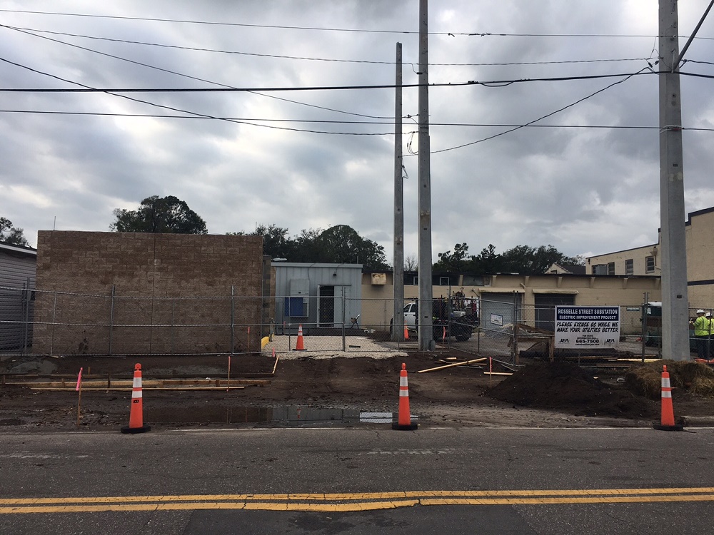 Rosselle Stree Substation Construction