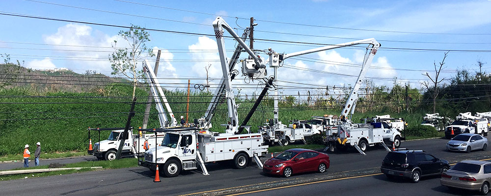 JEA crews make repairs in Puerto Rico